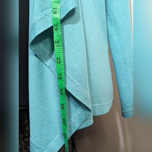 CHAPS | Cardigan Waterfall lightweight Sweater | Mint | Medium - Picture 7 of 9